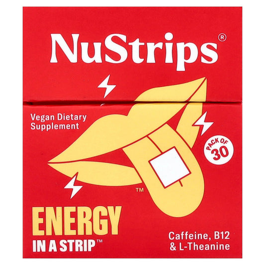 NuStrips, Energy In A Strip™, Cinnamon Vanilla, 30 Strips