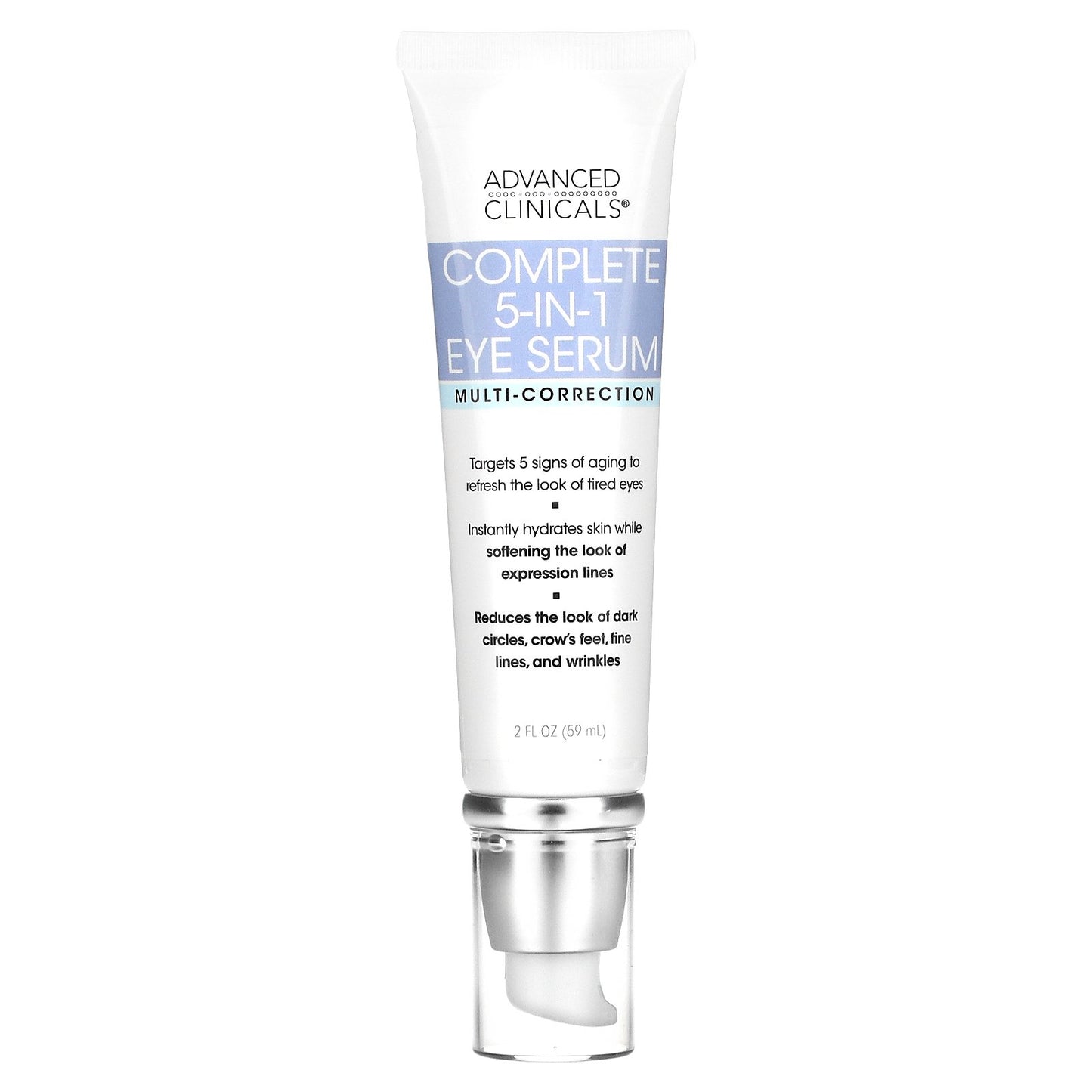 Advanced Clinicals, Complete 5-in-1 Eye Serum, Multi-Correction, 2 fl oz (59 ml)