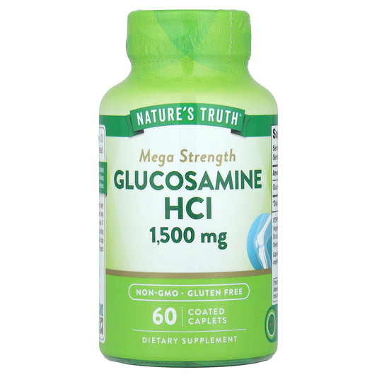 Nature's Truth, Glucosamine HCl, Mega Strength, 1,500 mg, 60 Coated Caplets