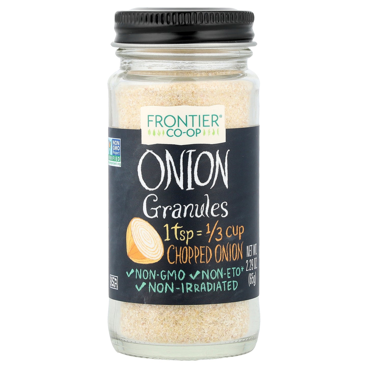 Frontier Co-op, Onion Granules, 2.29 oz (65 g)
