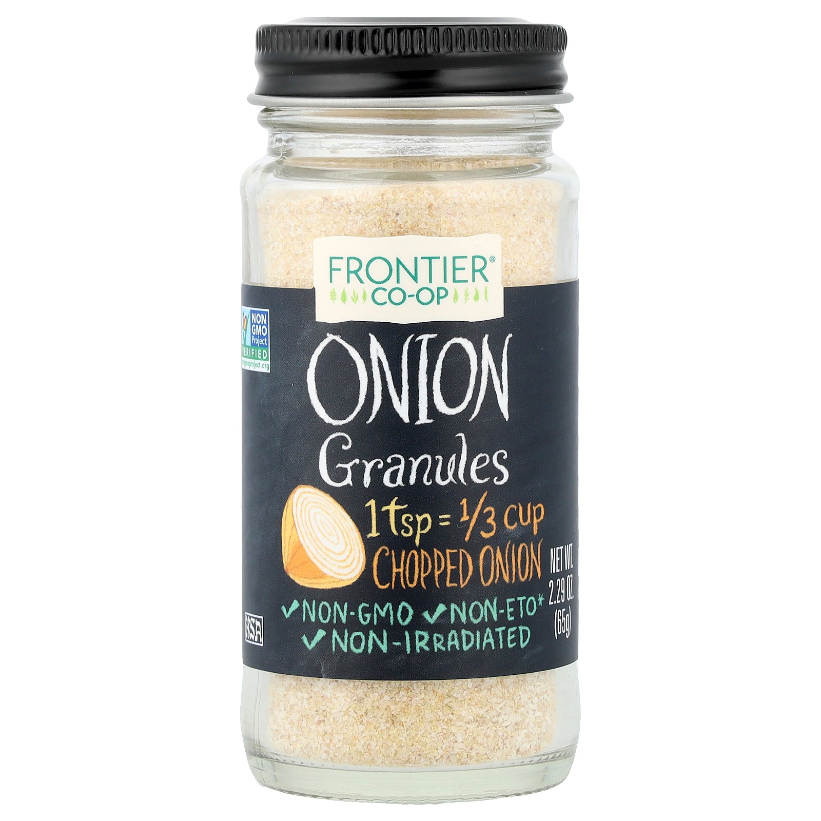 Frontier Co-op, Onion Granules, 2.29 oz (65 g)