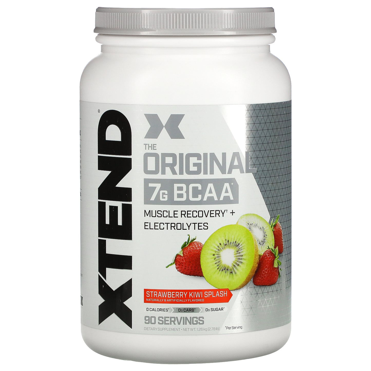 XTEND, The Original 7G BCAA, Strawberry Kiwi Splash, 2.78 lb (1.26 kg)