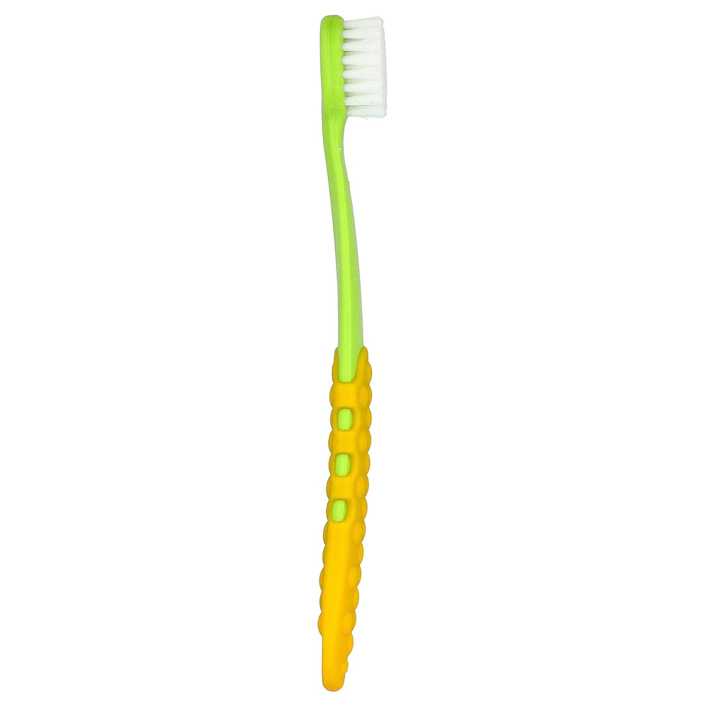 RADIUS, Totz Plus™ Brush, 3 Years +, Extra Soft, Green/Yellow, 1 Toothbrush