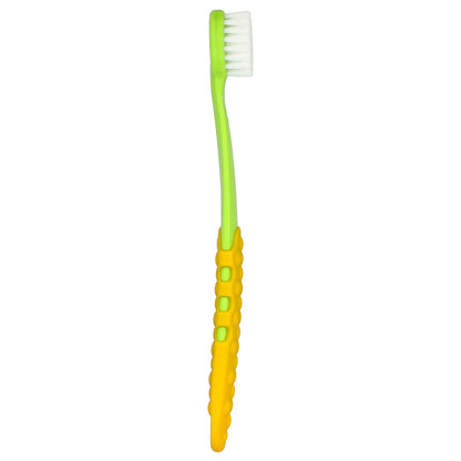 RADIUS, Totz Plus™ Brush, 3 Years +, Extra Soft, Green/Yellow, 1 Toothbrush