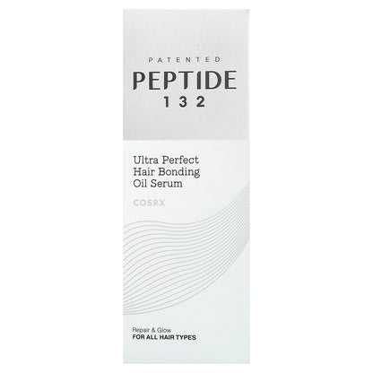 CosRx, Patented Peptide 132, Ultra Perfect Hair Bonding Oil Serum, For All Hair Types, 0.94 fl oz (28 ml)