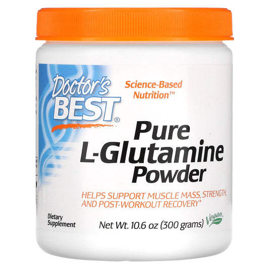 Doctor's Best, Pure L-Glutamine Powder, 10.6 oz (300 g)