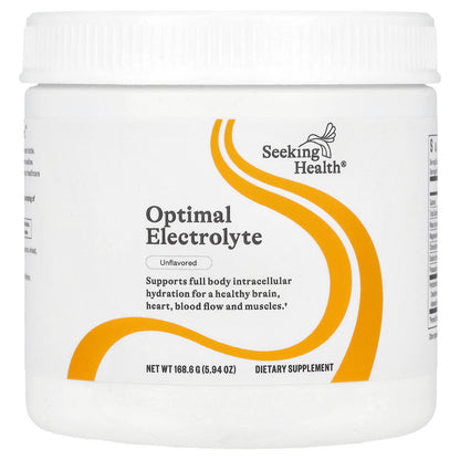 Seeking Health, Optimal Electrolyte, Unflavored, 5.94 oz (168.6 g)