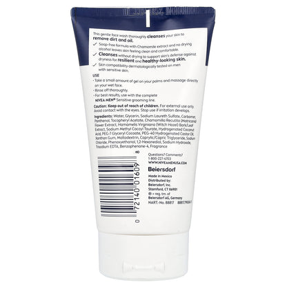 Nivea, Men, Sensitive Face Wash, 5 fl oz (150 ml)