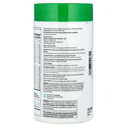 Rainbow Light, Kid's One®+, For Ages 1 & Above, Fruit Punch, 90 Tablets