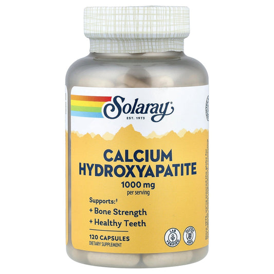 Solaray, Calcium Hydroxyapatite, 120 Capsules (250 mg per Capsule)