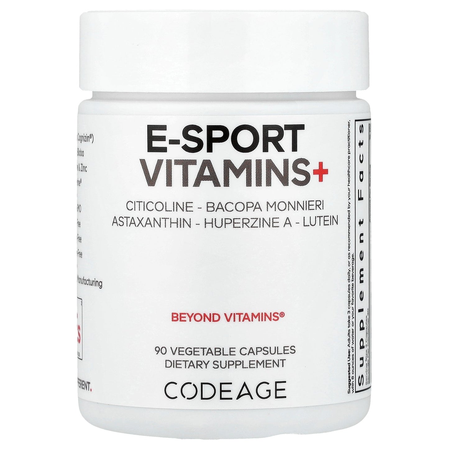 Codeage, E-Sport Vitamins+, 90 Vegetable Capsules