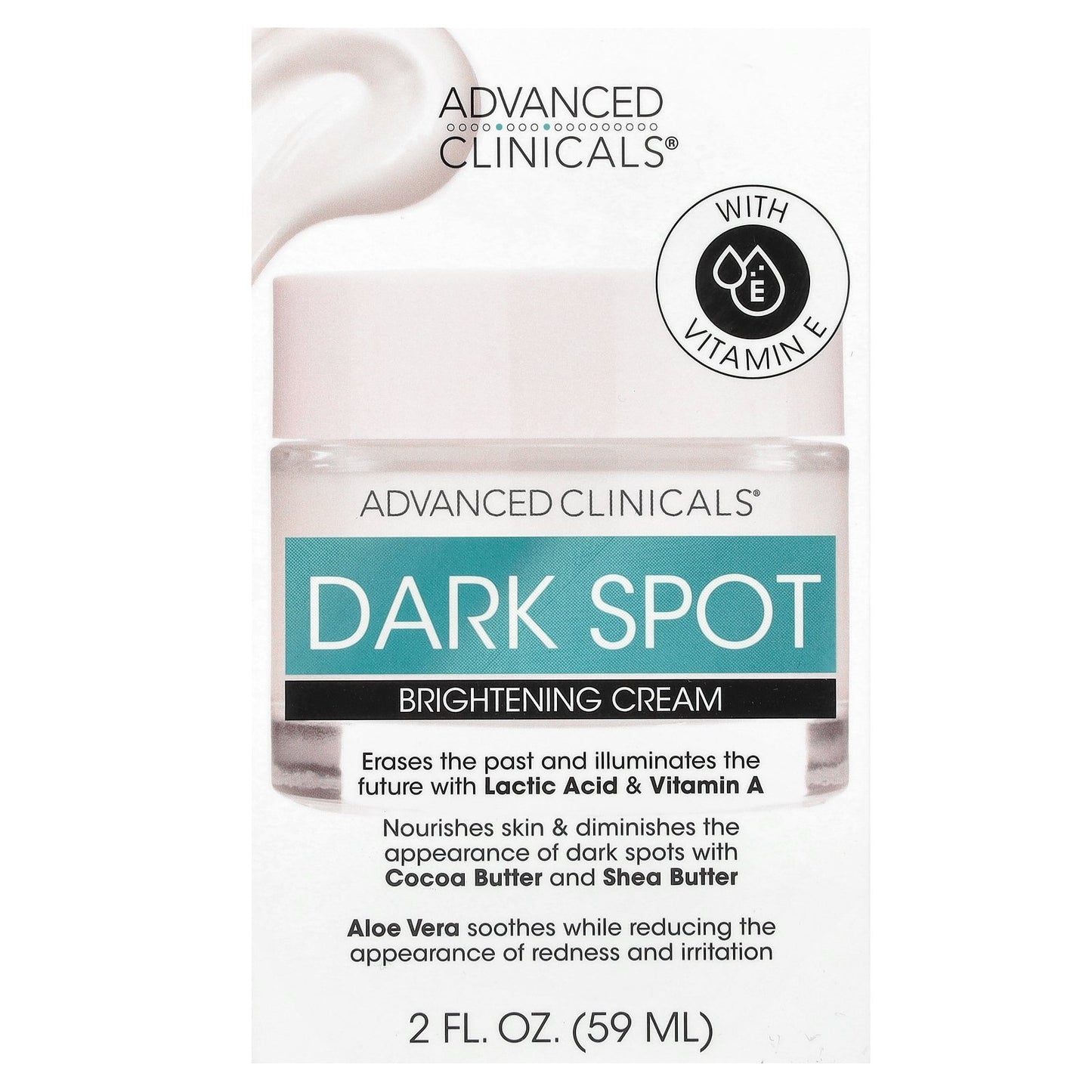 Advanced Clinicals, Dark Spot, Brightening Cream, 2 fl oz (59 ml)