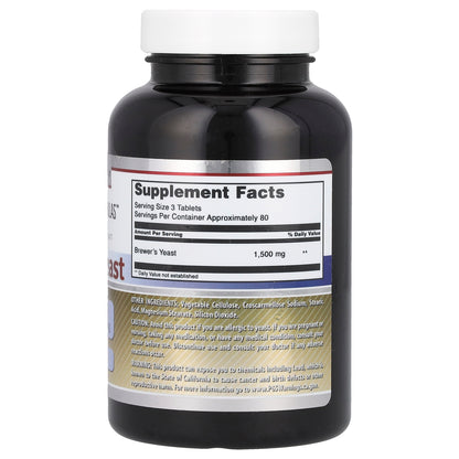 Amazing Nutrition, Brewer's Yeast, 240 Tablets (500 mg per Tablet)