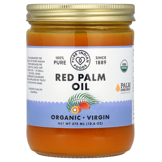 Pure Indian Foods, Red Palm Oil, 12.6 oz (375 ml)