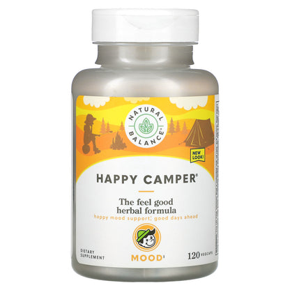 Natural Balance, Happy Camper, Mood, 120 Vegcaps