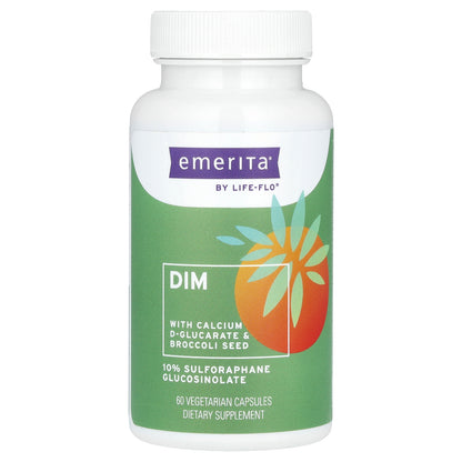 Emerita, DIM with Calcium D-Glucarate and Broccoli Seed, 60 Vegetarian Capsules