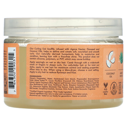 SheaMoisture, Curling Gel Souffle, Coconut & Hibiscus, 12 oz (340 g)
