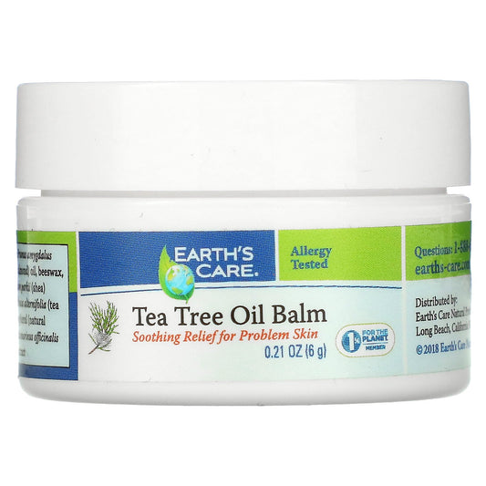 Earth's Care, Tea Tree Oil Balm, 0.21 oz (6 g)