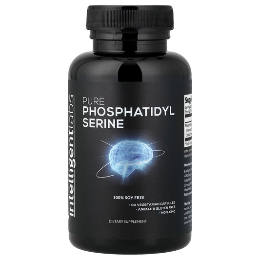 Intelligent Labs, Pure Phosphatidyl Serine, 90 Vegetarian Capsules (100 mg per Capsule)