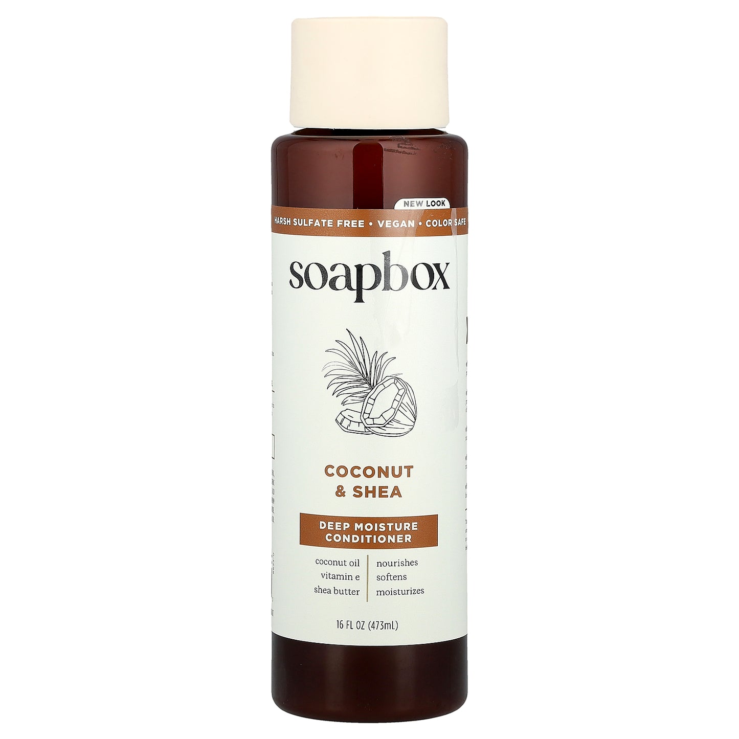 Soapbox, Deep Moisture Conditioner, Coconut & Shea, 16 fl oz (473 ml)