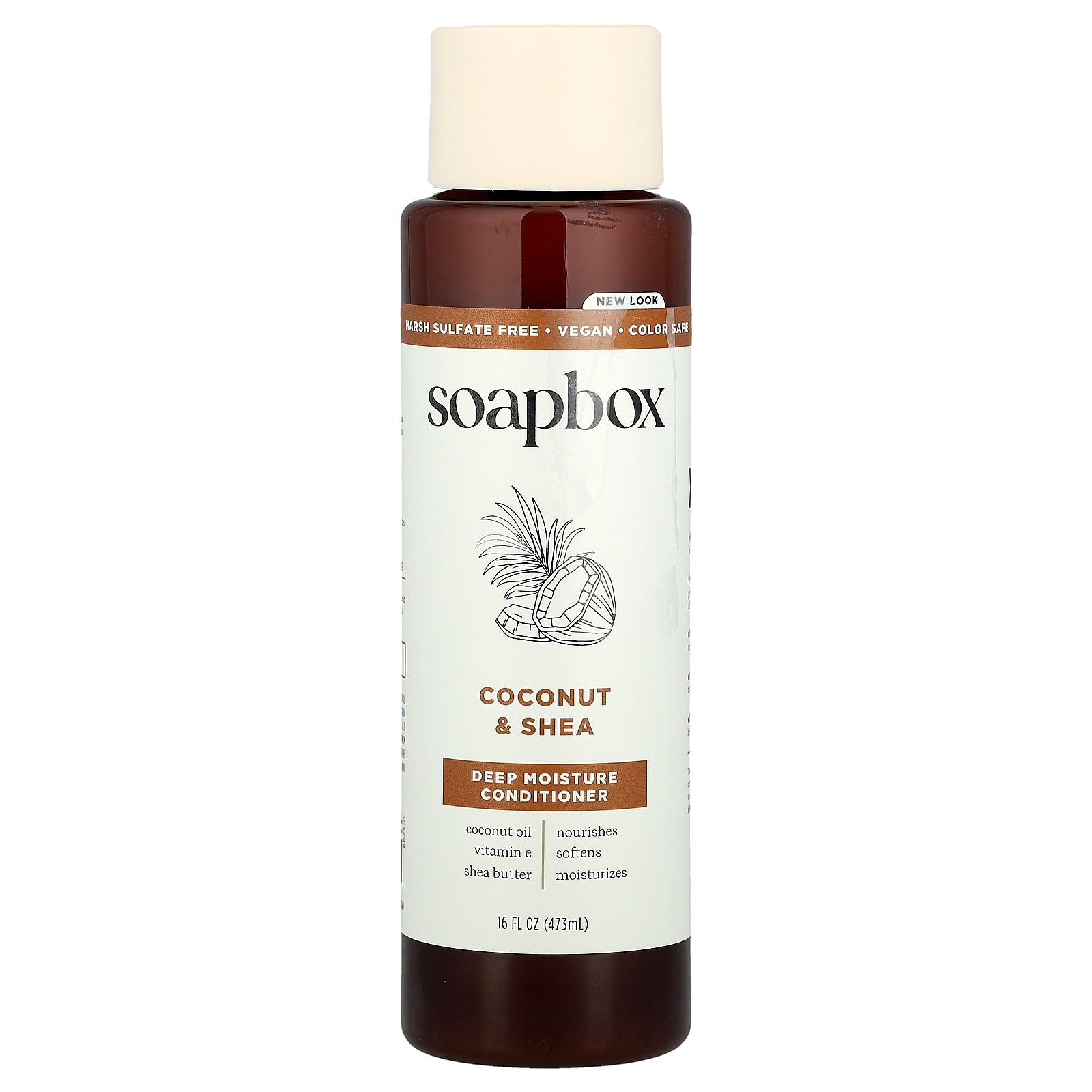 Soapbox, Deep Moisture Conditioner, Coconut & Shea, 16 fl oz (473 ml)
