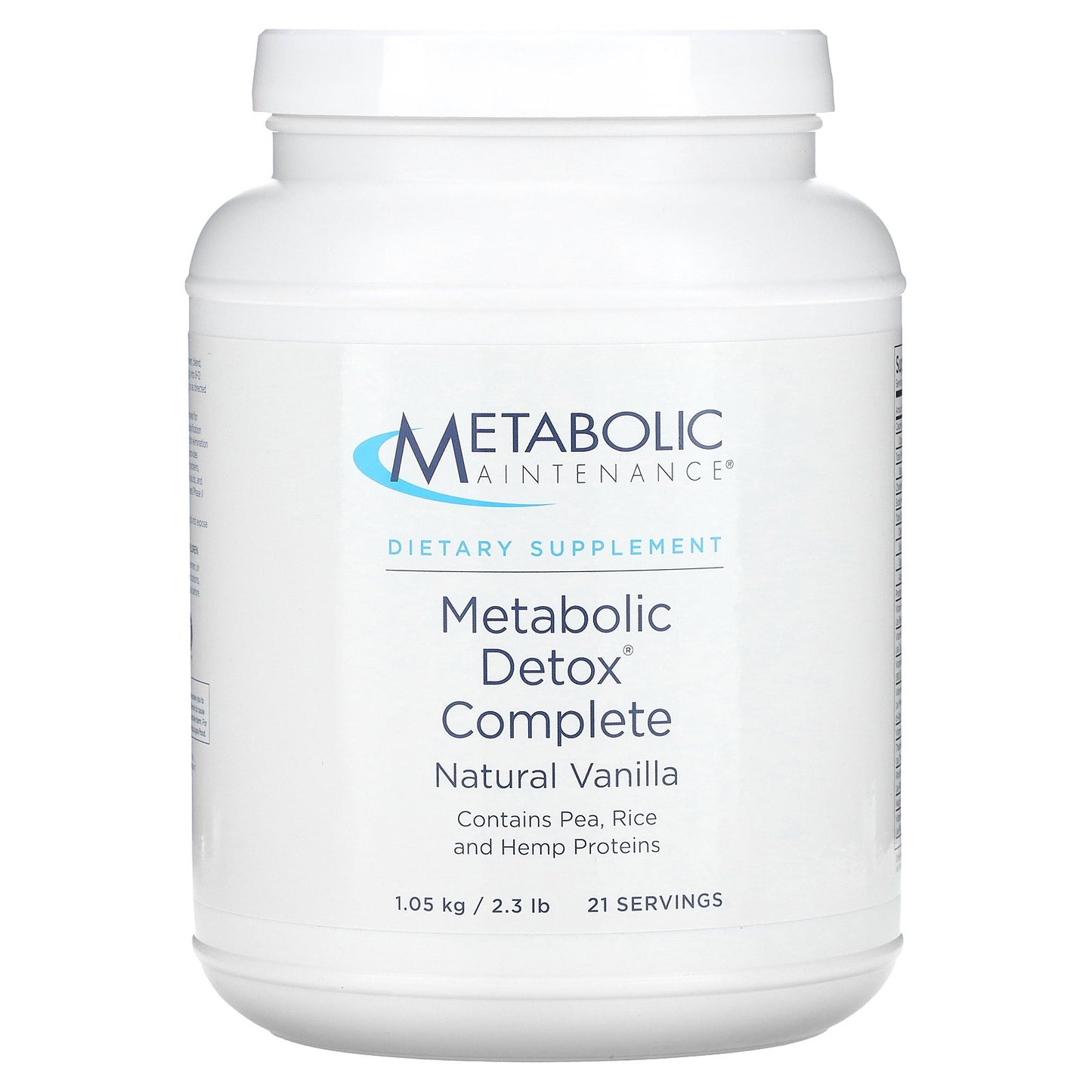 Metabolic Maintenance, Metabolic Detox Complete, Natural Vanilla, 2.3 lb (1.05 kg)