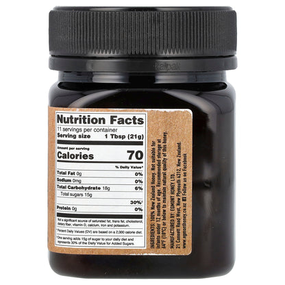 Egmont Honey, Manuka Honey, Raw And Unpasteurized, UMF 7+, MGO 150+, 8.82 oz (250 g)