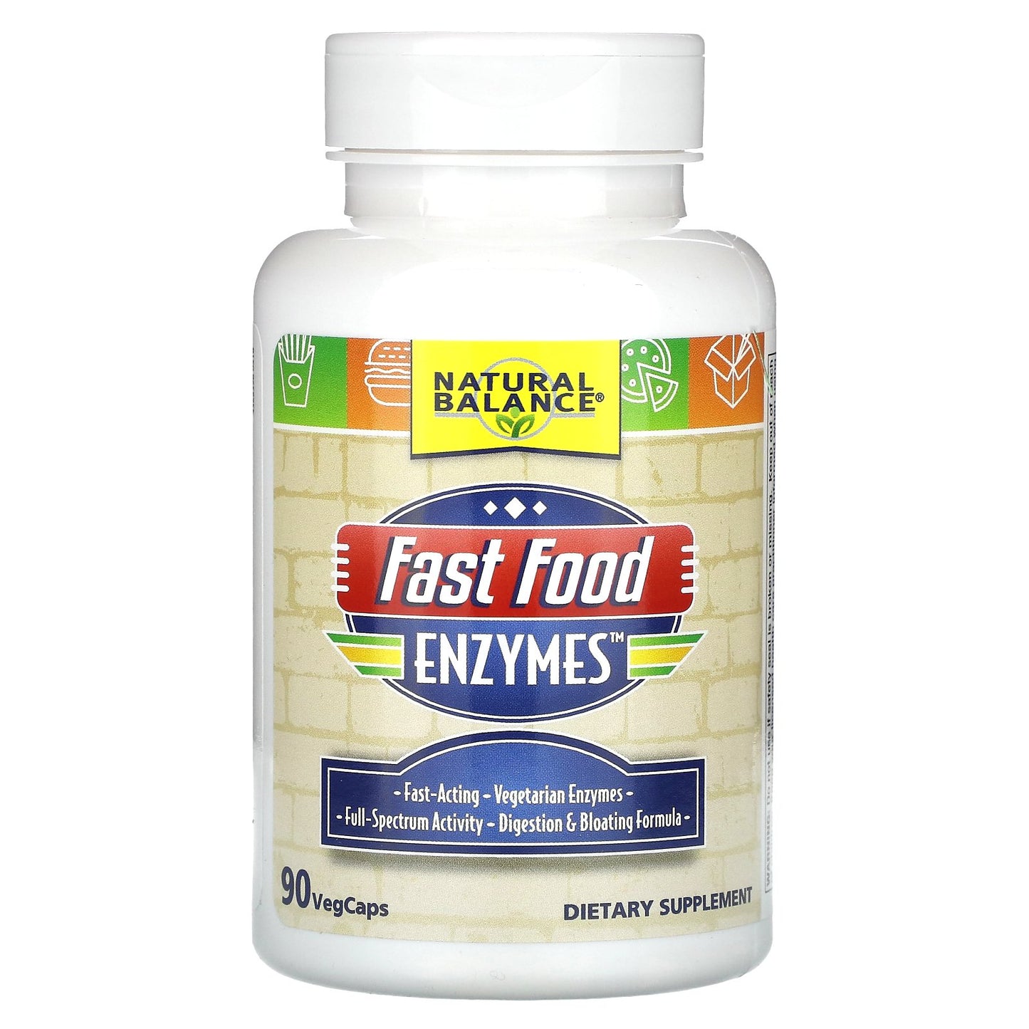 Natural Balance, Fast Food Enzymes, 90 VegCaps