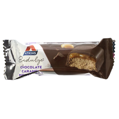 Atkins, Endulge, Chocolate Caramel Mousse Bar, 5 Bars, 1.2 oz (34 g) Each