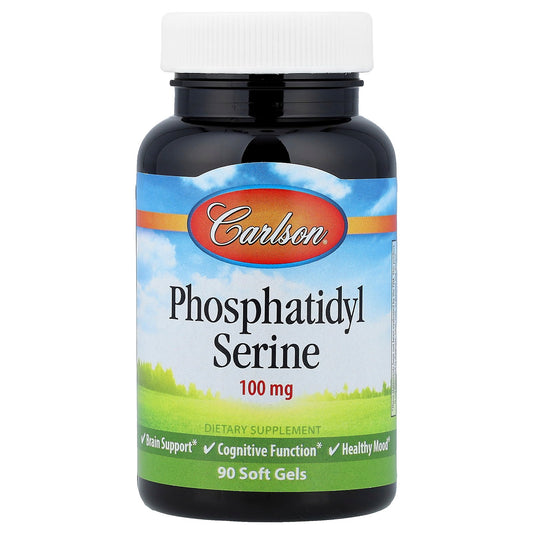 Carlson, Phosphatidyl Serine, 100 mg, 90 Soft Gels