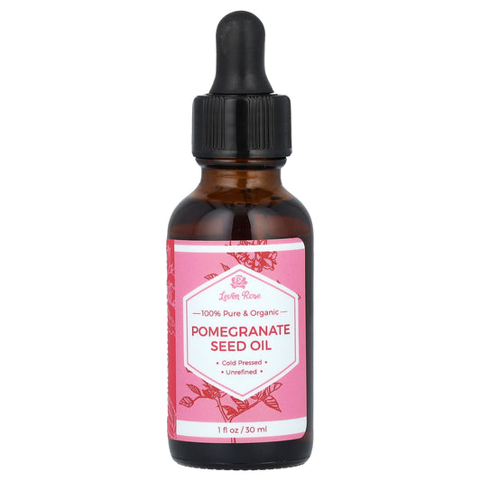 Leven Rose, 100% Pure & Organic, Pomegranate Seed Oil, 1 fl oz (30 ml)