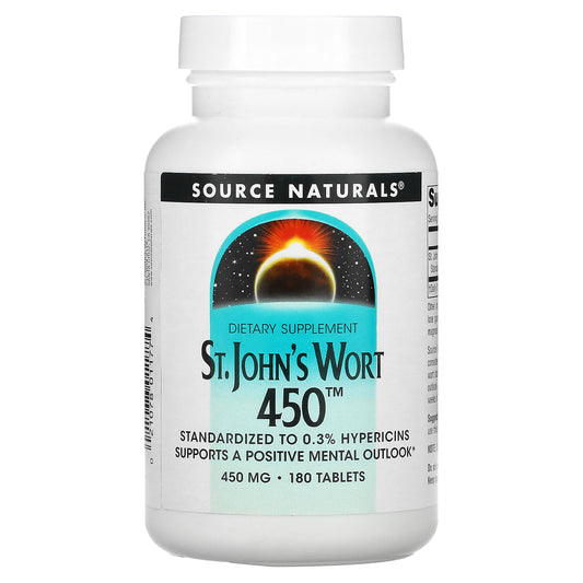 Source Naturals, St. John's Wort 450, 450 mg, 180 Tablets