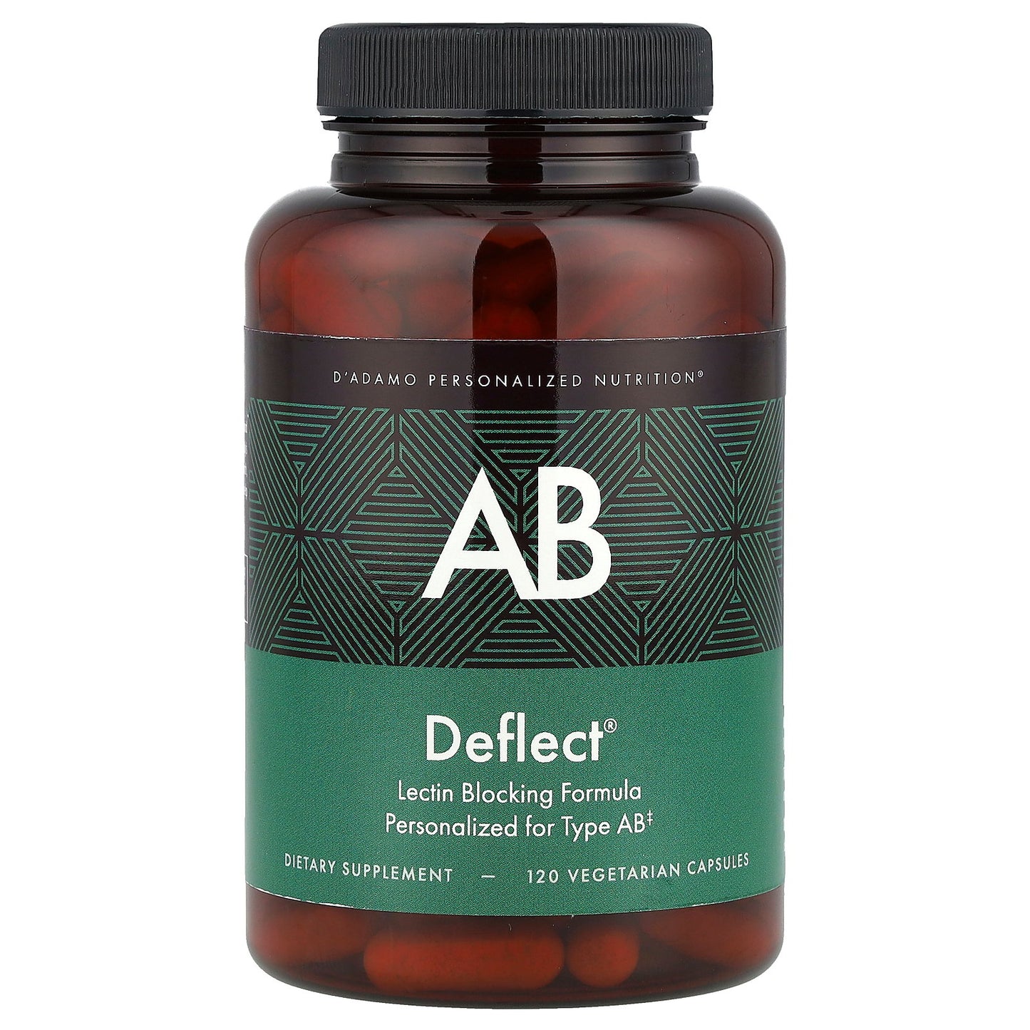 D'adamo, Deflect® AB, Lectin Blocking Formula, 120 Vegetarian Capsules