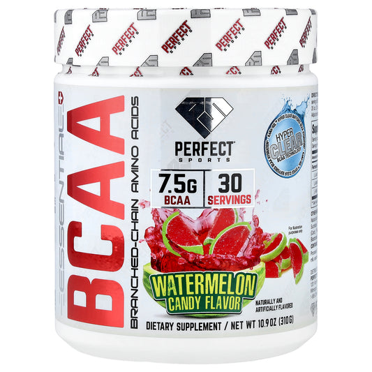 PERFECT Sports, BCAA Hyper Clear, Watermelon Candy, 10.9 oz (310 g)