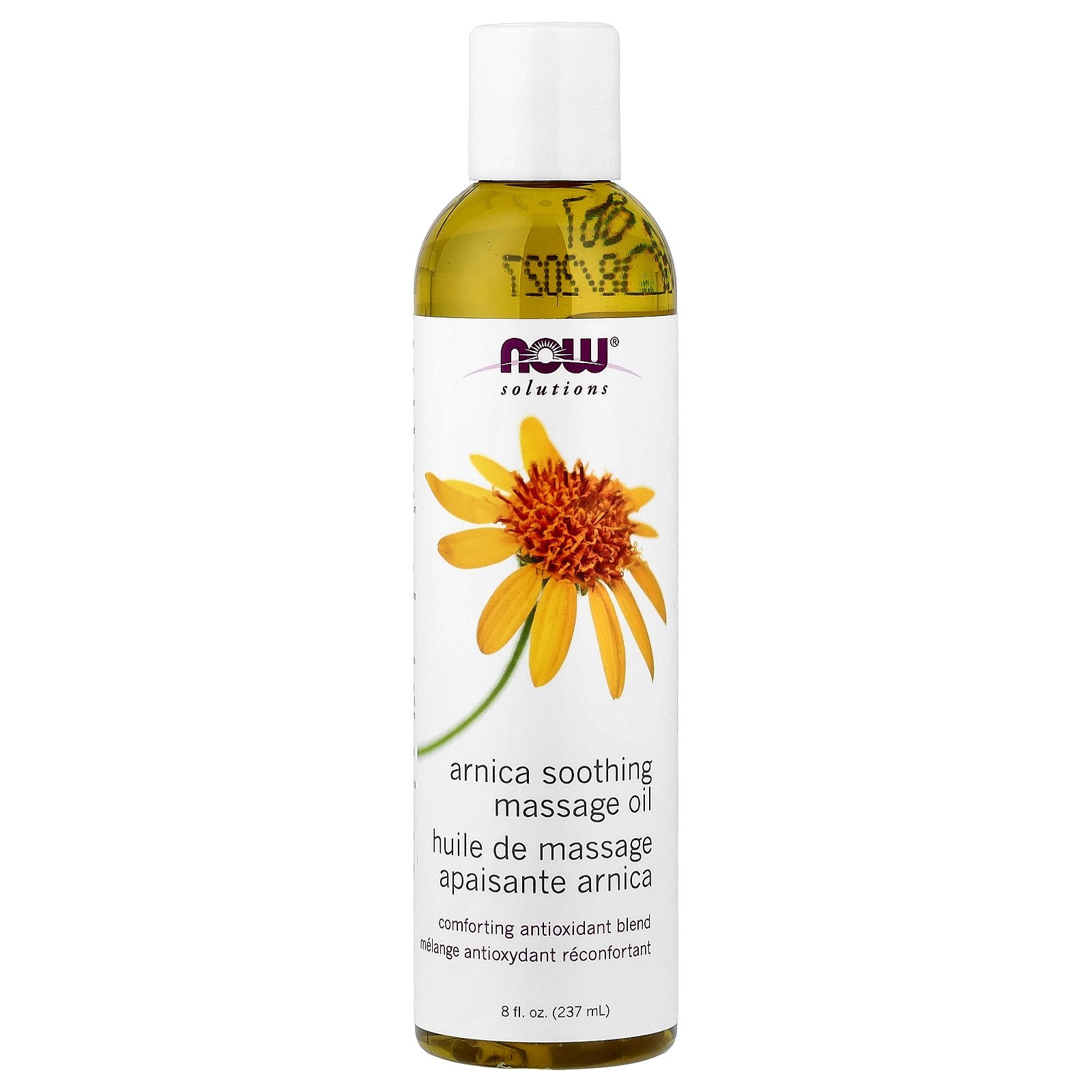NOW Foods, Solutions, Arnica Soothing Massage Oil, 8 fl oz (237 ml)