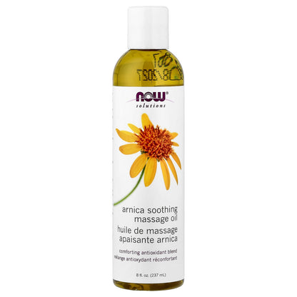 NOW Foods, Solutions, Arnica Soothing Massage Oil, 8 fl oz (237 ml)