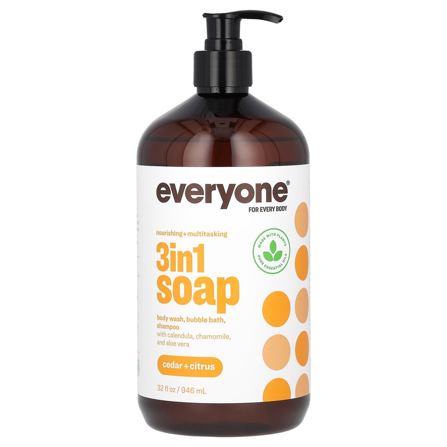 Everyone, 3 in 1 Soap, Cedar + Citrus, 32 fl oz (946 ml)