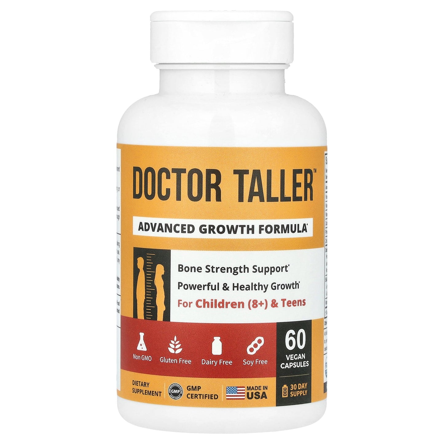 NuBest, Doctor Taller™, Advanced Growth Formula, Children 8+ & Teens, 60 Vegan Capsules