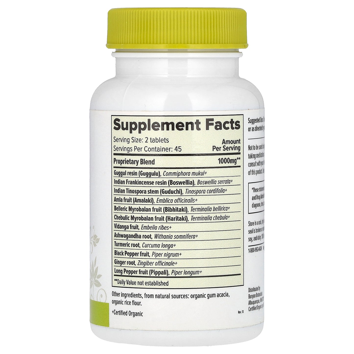 Banyan Botanicals, Joint Support, 90 Tablets