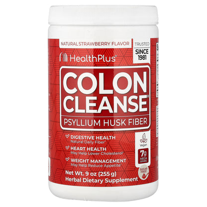 Health Plus, Colon Cleanse®, Natural Strawberry, 9 oz (255 g)