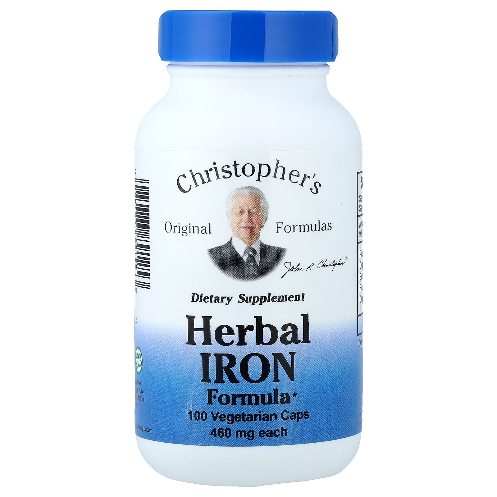 Christopher's Original Formulas, Herbal Iron Formula, 100 Vegetarian Caps