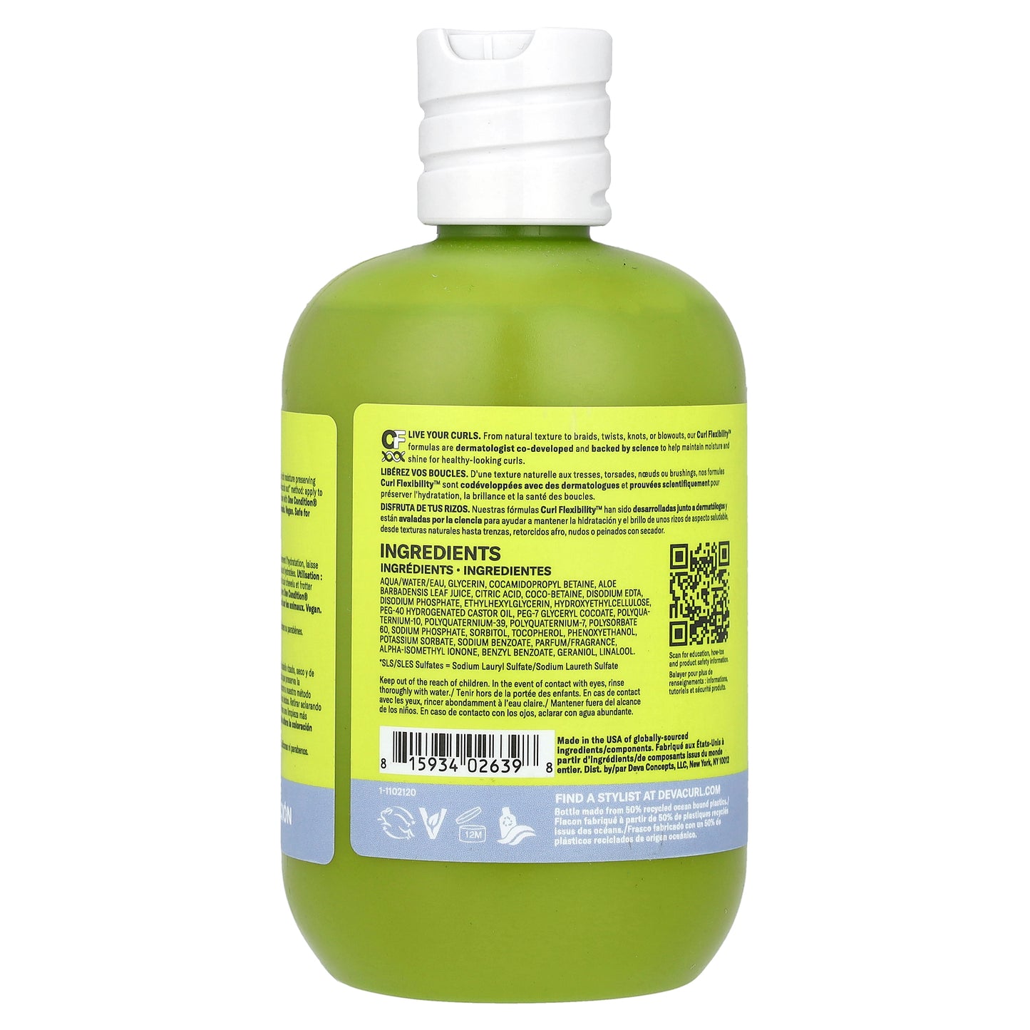 DevaCurl, Low-Poo® Original, Mild Lather Cleanser, For Dry, Medium to Coarse Curls, 12 fl oz (355 ml)
