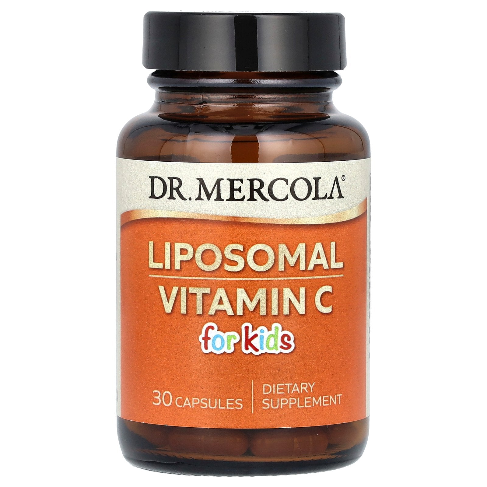 Dr. Mercola, Liposomal Vitamin C for Kids, 30 Capsules (125 mg per Capsule)