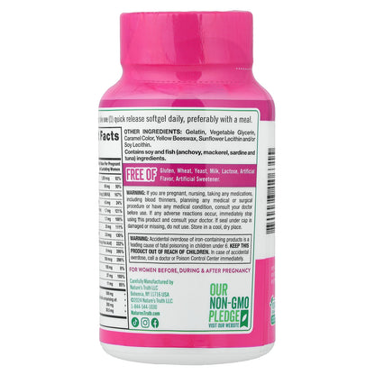 Nature's Truth, Ultra Prenatal Multivitamin + DHA, 60 Quick Release Softgels