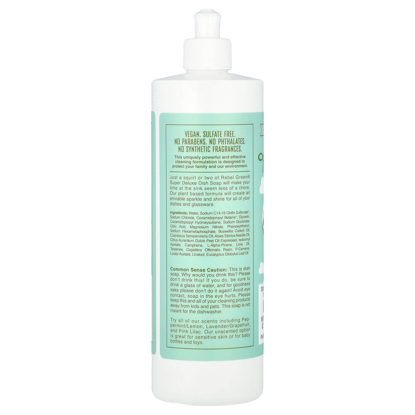 Rebel Green, Ultra Clean Dish Soap, Frankincense & Pine, 16 fl oz (473 ml)