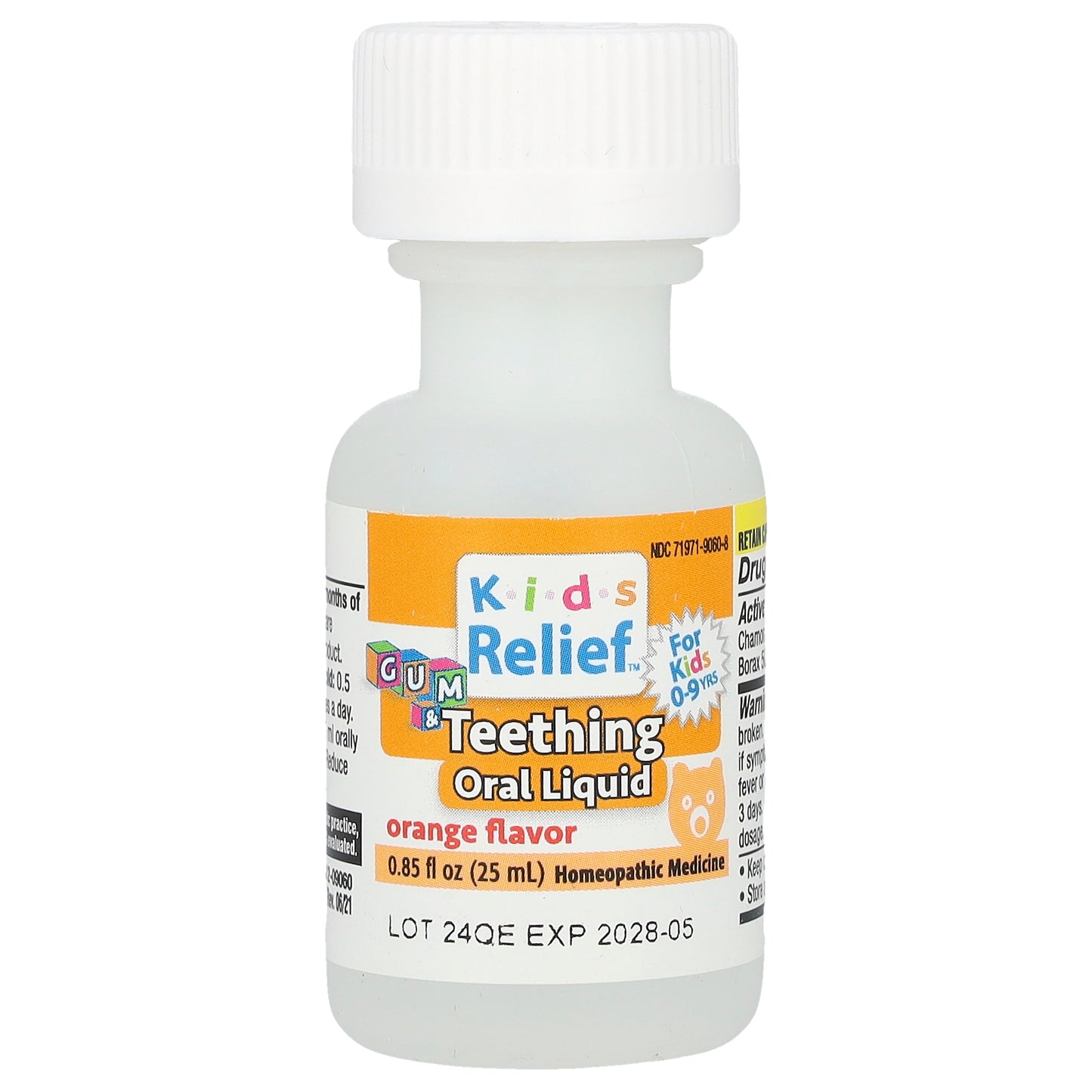 Homeolab USA, Kids Relief®, Gum & Teething Oral Liquid, 0-9 Years, Orange, 0.85 fl oz (25 ml)