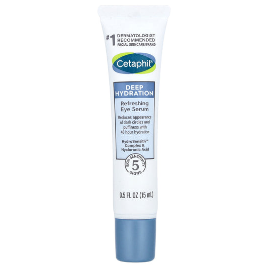 Cetaphil, Deep Hydration, Refreshing Eye Serum, Fragrance Free, 0.5 fl oz (15 ml)