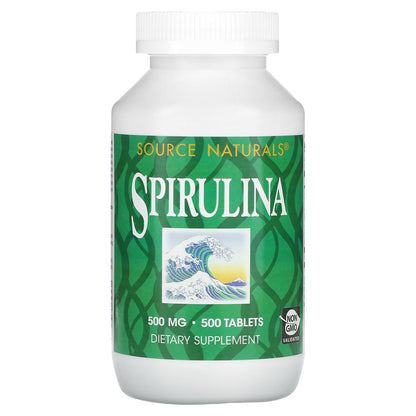 Source Naturals, Spirulina, 500 Tablets