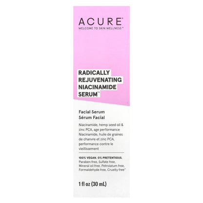 ACURE, Radically Rejuvenating, Niacinamide Serum, 1 fl oz (30 ml)