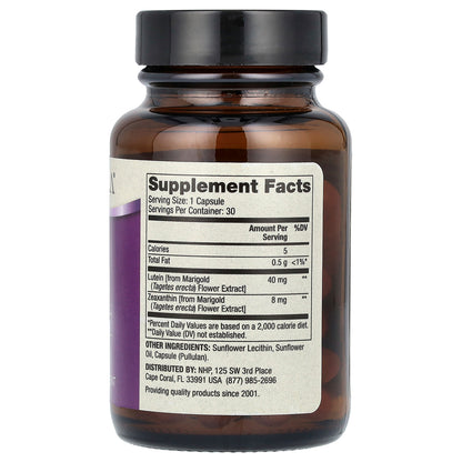 Dr. Mercola, Lutein with Zeaxanthin, 40 mg, 30 Capsules